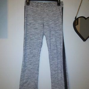 Grey sweatpants with black stripes down the sides size 14 in girls